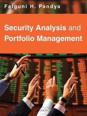cover image of Security Analysis and Portfolio Management